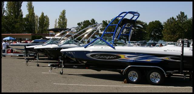 2007 Sanger Reunion - 'New Boat' class (ours is the third back)