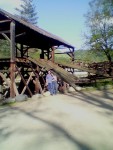 Mrs. Who Dah? and Who Dah? at a Sutter's Mill replica where the gold rush started! March 2003