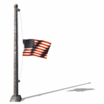 US flag half mast lg nwm