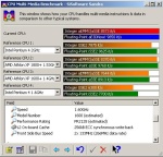 SiSoft-1600-CPU Multimedia Benchmark.

Again this thing fires off another challenge and amazingly enough its ahead of them all.  Im sure that when the benchmarks start to take advantage of the new XP's Instrucions as well as the Intel SSE2 Instructions, they will show better scores.  But for now, read it and weap! :)