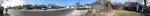 My first panoramic shot. I didn't use stich mode, I used an external program to patch them together. This is of my house, the house you are closest to (toward the middle right) is mine! I didn't lock the exposure and this is why you can see where the pics were stiched together...