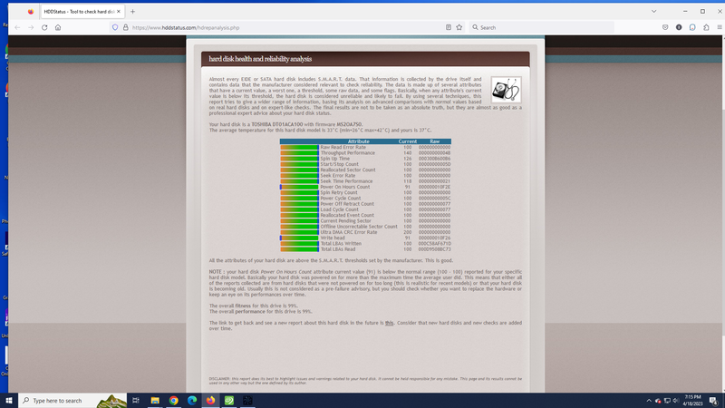 HDD test 1