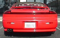 Car Bootay! 92' Dodge Stealth RT from the back. Ownt ~6/98-present.