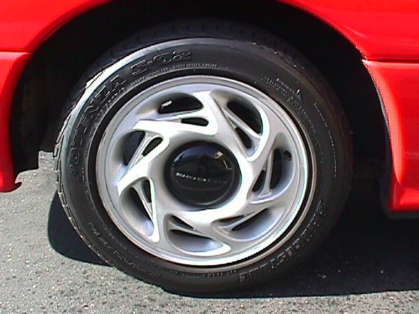 92' Dodge Stealth RT rim. Took this shot for a 3D project I worked on back in collage. Ownt ~6/98-present.
