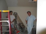 day 5: whodah on left, whodah senior (dad) on right. that ceiling is hosing us...