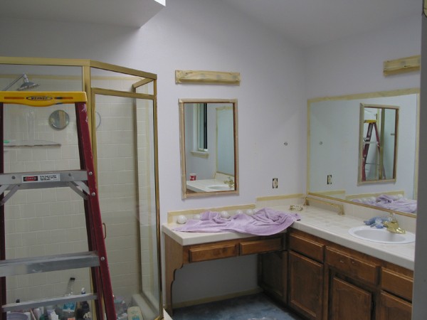 day 5: master bathroom almost done