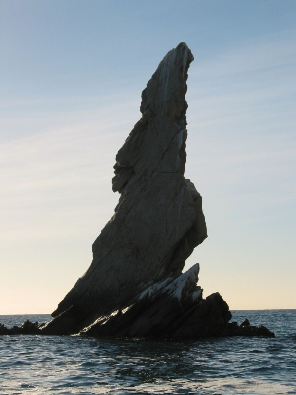 I forget what this is called... But the tour guide said it was 'the big finger' saying goodbye to all the tourists!