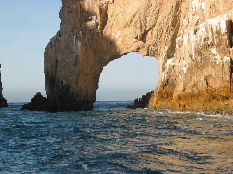 'Los Arcos', the arches.